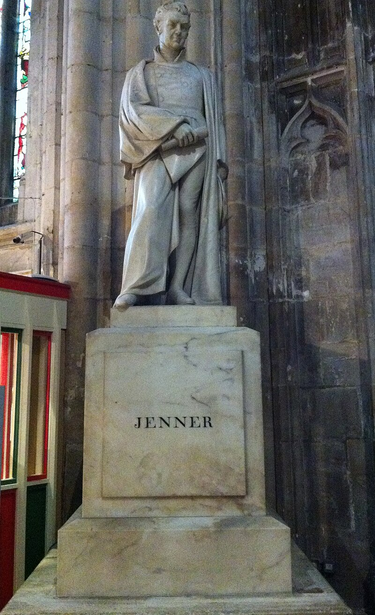 Jenner's Grab in Glouchester Cathedral.